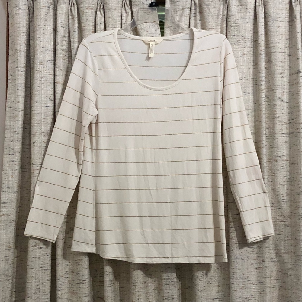 Matilda Jane Moments With You Glitz & Glamour Striped Long Sleeve Top